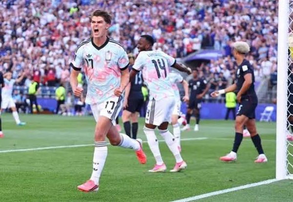⚽ ¡Final del partido, Bélgica goleó por 4-1 al anfitrión Estados Unidos!Se consuma una auténtica paliza de los europeos para los norteamericanos.