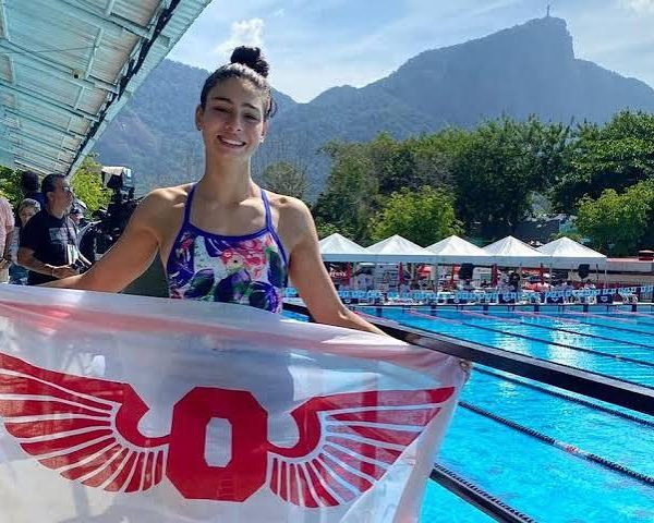 SOMOS ORO! Angelina Solari tuvo una actuación destacada en el Campeonato Nacional peruano de piscina corta (25 metros), donde conquistó varias medallas de oro y batió dos récords nacionales.